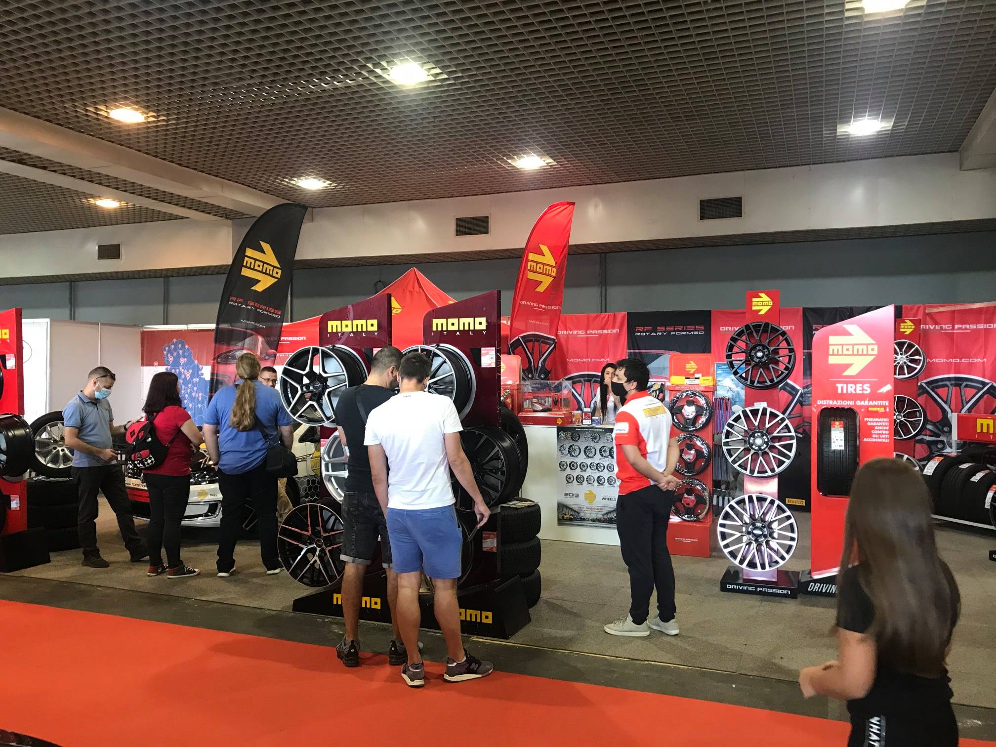 Izložbeni prostor na Auto MOTO berzi u Novom Sadu 2021.